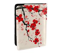 The Butterfly is in Full Bloom - Funda de viaje para pasaporte, funda organizadora de pasaporte de piel sintética para hombres y mujeres, 6.5 pulgadas, Black, Talla única