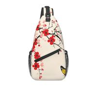 The Butterfly Is In Full Bloom - Mochila cruzada de viaje para hombre, mochila de senderismo