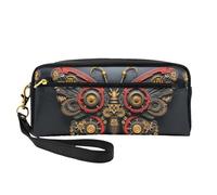 The Butterfly of Mysterious Machine Parts Elements - Bolsa de maquillaje de viaje versátil, impresión de doble cara, organizador de cosméticos de piel sintética ultrasuave para mujeres, regalos del