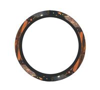 The Butterfly To The Little Girl - Funda elástica universal para volante de coche, antideslizante, elástica, transpirable, de goma suave, de 15 pulgadas.