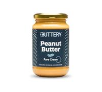 THE BUTTERY Crema de Cacahuete - Pure Cream 350g | Peanut Butter 100% Maní Natural l Alto Oleico l Sin Azúcar Añadido ni Aceite de Palma | Fuente de Proteína | Sin Gluten | Producto Vegano