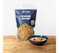 The Buttery - Deliciosa Granola Aoraki. Sabor clásico. Alto contenido en fibra. Fuente de proteína. Avena, Anacardo, Almendra, Chía, Lino, Cáñamo, Sésamo, Aceite de Oliva Virgen Extra, Miel - 280g