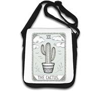 The Cactus Funny Tarot Card Parody Bandolera Blanco, White, Talla única