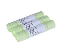 The Caddy Company VC CC7L-3TH compostables de Cocina con asa de Amarre de 7 litros, 150 Bolsas, Verde, 1 Count (Pack of 3), 3