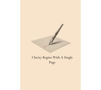 The Café Scholar Collection: Oat Milk Edition: Clarity Begins With A Single Page
