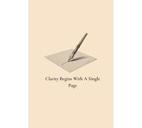 The Café Scholar Collection: Oat Milk Edition: Clarity Begins With A Single Page
