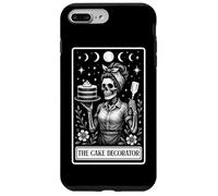 The Cake Decorator Tarot Esqueleto Decorador Tarot Tarjeta Carcasa para iPhone 7 Plus/8 Plus