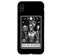 The Cake Decorator Tarot Esqueleto Decorador Tarot Tarjeta Carcasa para iPhone XS MAX