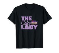 The Cake Lady Hornear con Amor Camiseta gráfica económica