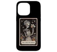 The Cake Pop Queen Cake Pops Tarot Tarjeta Witchy Moon Carcasa para iPhone 14 Pro MAX