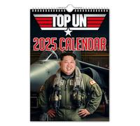 The Calendar King // Top Un - Calendario de pared 2025 (a todo color, tamaño A4)