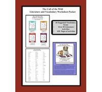 The Call of the Wild Literature and Vocabulary Worksheet Packet: A Creative Resource for Teachers! Vocabulary Terms & Activities