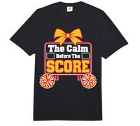The Calm Before The Score Cheer Competition Coach Comfort Colors Adult Heavyweight T-Shirt