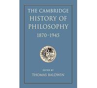 Historia de la filosofía de Cambridge 1870-1945