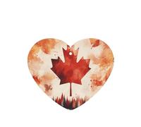 The Canadian Flag - 4 tarjetas de ambientador de coche, desechables, para colgar, para vehículos, aroma a lavanda