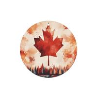 The Canadian Flag - 4 tarjetas de ambientador de coche, desechables, para colgar, para vehículos, aroma a lavanda