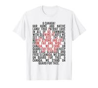 The Canadian National Anthem Beautiful Historical Camiseta