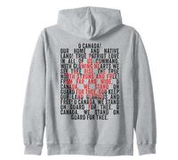 The Canadian National Anthem Beautiful Historical Sudadera con Capucha