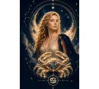 The Cancer Journal: A Beautiful Lined Hardcover Notebook Inspired by the Cancer Zodiac Sign, Astrology and Celestial Art
