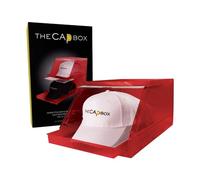 The CapBox 2.0 - Organizador de sombreros para gorras de béisbol, bandeja deslizante apilable para sombreros y sombrero, contenedor de almacenamiento para gorras, 2 años de garantía, antiinclinación y