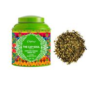 The Capsoul | Té verde Sencha con jengibre, cúrcuma y menta, vibrante y refrescante | Té verde de hierbas con notas especiadas y balsámicas - 1 x 100 g de hojas sueltas