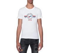 The Capsules - Akira - Neo Tokyo 2019 Camiseta De Manga Corta Blanca con Cuello Redondo para Hombre