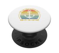 The Captain Is Always Right and I'm The Captain PopSockets PopGrip Adhesivo