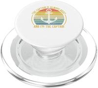 The Captain Is Always Right and I'm The Captain PopSockets PopGrip para MagSafe