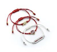 The Carat Shop Arsenal Football Club - Juego de 3 pulseras de la amistad, talla única, Aleación de zinc: 93% zinc, 3% cobre y 4% aluminio, No es una piedra preciosa