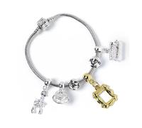 The Carat Shop Friends tv-serie - armband van metaal met verzilverde hangers - o