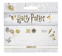 The Carat Shop Harry Potter Chocolate Rana, Gafas de Harry y giratiempos Stud Pendientes Conjunto