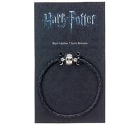 The Carat Shop Harry Potter - Pulsera de Cuero Negro 18cm