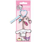 The carat shop llavero de hello kitty cinnamoroll con dijes
