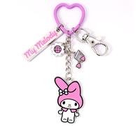 The Carat Shop Llavero de Hello Kitty My Melody con dijes