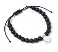 The Carat Shop - Pulsera de cuentas - Real Madrid Football Club - Negras