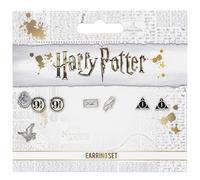 The Carat Shop – Set de 3 pendientes Plataforma 9 3/4 Hadwing & Carta Harry Potter