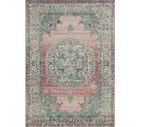 The carpet Alfombra esterni vintage terraza cocina balcón, rosa, 80 x 300 cm