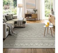 the carpet Calgary - Alfombra Robusta para Exteriores, Tejido Plano, diseño Moderno, Ideal para Cocina y Comedor, Aspecto Vintage, Estilo Boho, también para Exteriores, Naturaleza, 120 x 160 cm