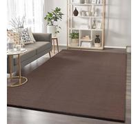 the carpet Cosy - Alfombra de Pelo Acogedora y Suave, Elegante, Lavable y Apta para Calefacción por Suelo Radiante, Certificado Öko-Tex, Alfombra de Piel Sintética de Alta Calidad, Marrón, 160 x 220