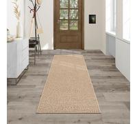 the carpet Kansas - Alfombra para Exterior e Interior con Aspecto de Yute Natural, Resistente a la Intemperie, Apta para Patio y jardín, Naturaleza, 80 x 250 cm