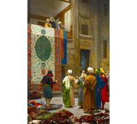 The Carpet Merchant - Jean-Leon Gerome - Notebook: 120 Lined Pages 6" x 9" Journal Diary Notepad