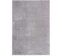 the carpet Relax - Alfombra de baño Suave, Juego de baño, Alfombrilla de baño, Parte Inferior Antideslizante, Lavable hasta 30 Grados, Muy Suave, Aspecto de Piel Gris, 80 x 150 cm