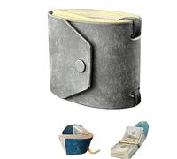 The Cash Wrap - Cartera organizadora de cuero para dinero, soporte de dinero de acceso rápido para dinero en efectivo, cartera de efectivo, prácticas bandas de bolso con cierre magnético, carteras