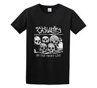 The Casualties On The Front Line For Mens Fashion T-Shirt Black M