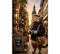 The Cat Exploring Stockholm: A Charming Scandinavian Hardcover Travel Journal Inspired by Stockholm's Historic Streets, Cozy Cafés, Nordic Culture, Photography, and the Joy of Urban Exploration