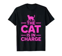 The Cat Is In Charge Camiseta
