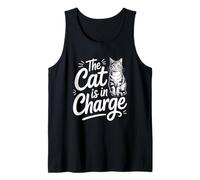The Cat Is In Charge Camiseta sin Mangas