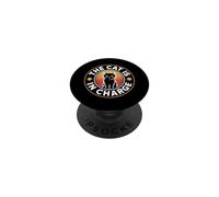 The Cat Is In Charge PopSockets PopGrip Adhesivo
