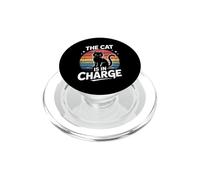 The Cat Is In Charge PopSockets PopGrip para MagSafe