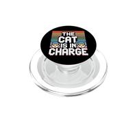 The Cat Is In Charge PopSockets PopGrip para MagSafe